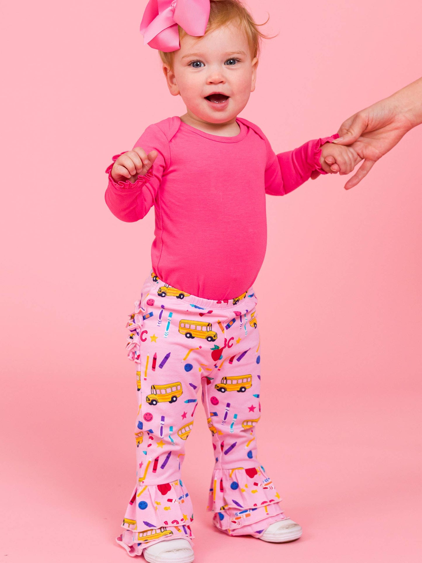School House Ruffle Flare Pants