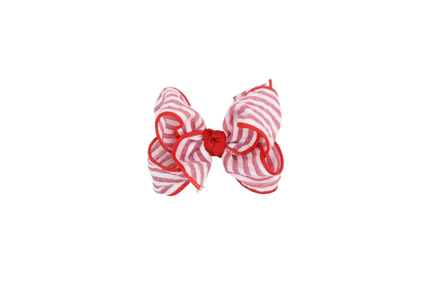 SEERSUCKER BOW ON CLIP