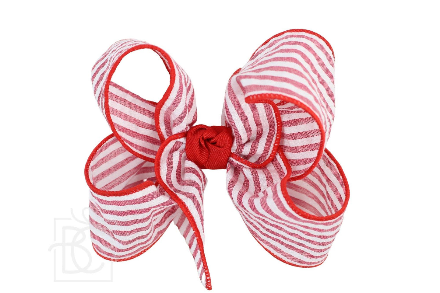 SEERSUCKER BOW ON CLIP