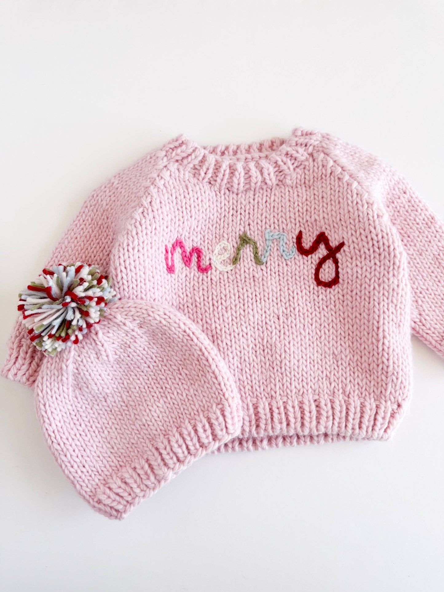 Merry Baby Sweater Pink