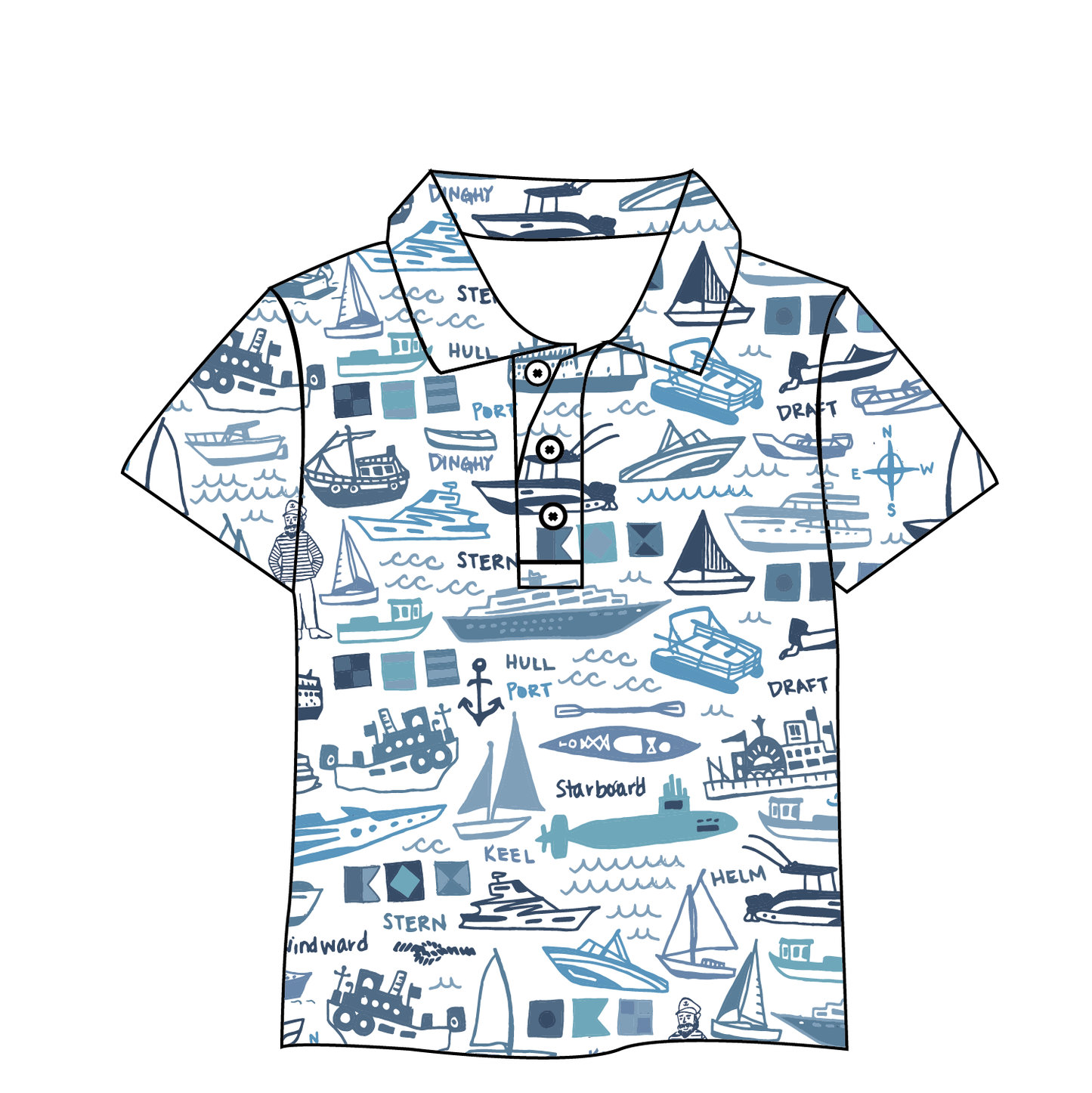 Boats Polo Shirt