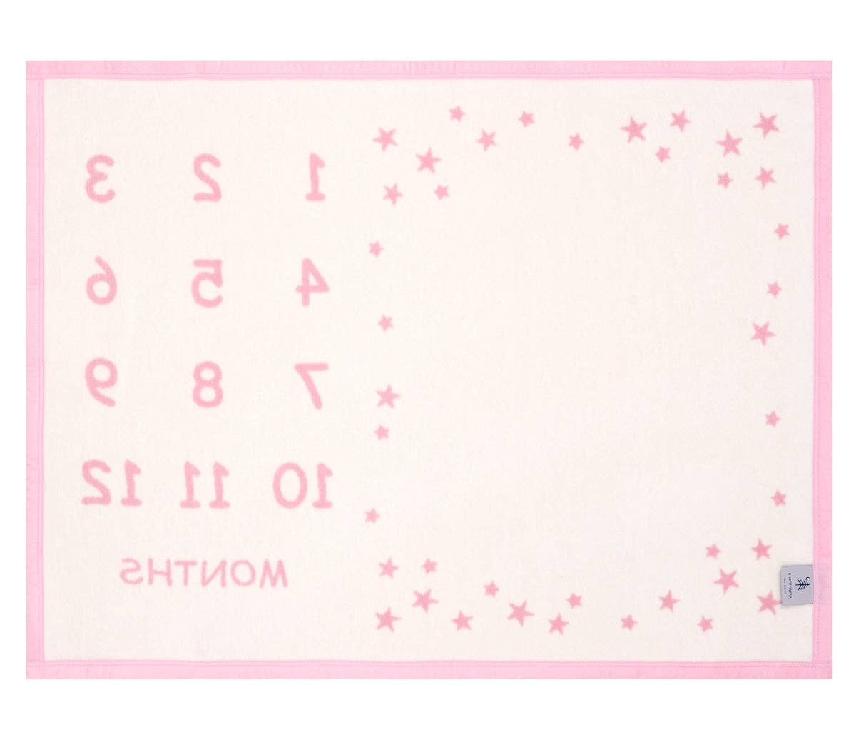 Milestone Mini Blush Blanket