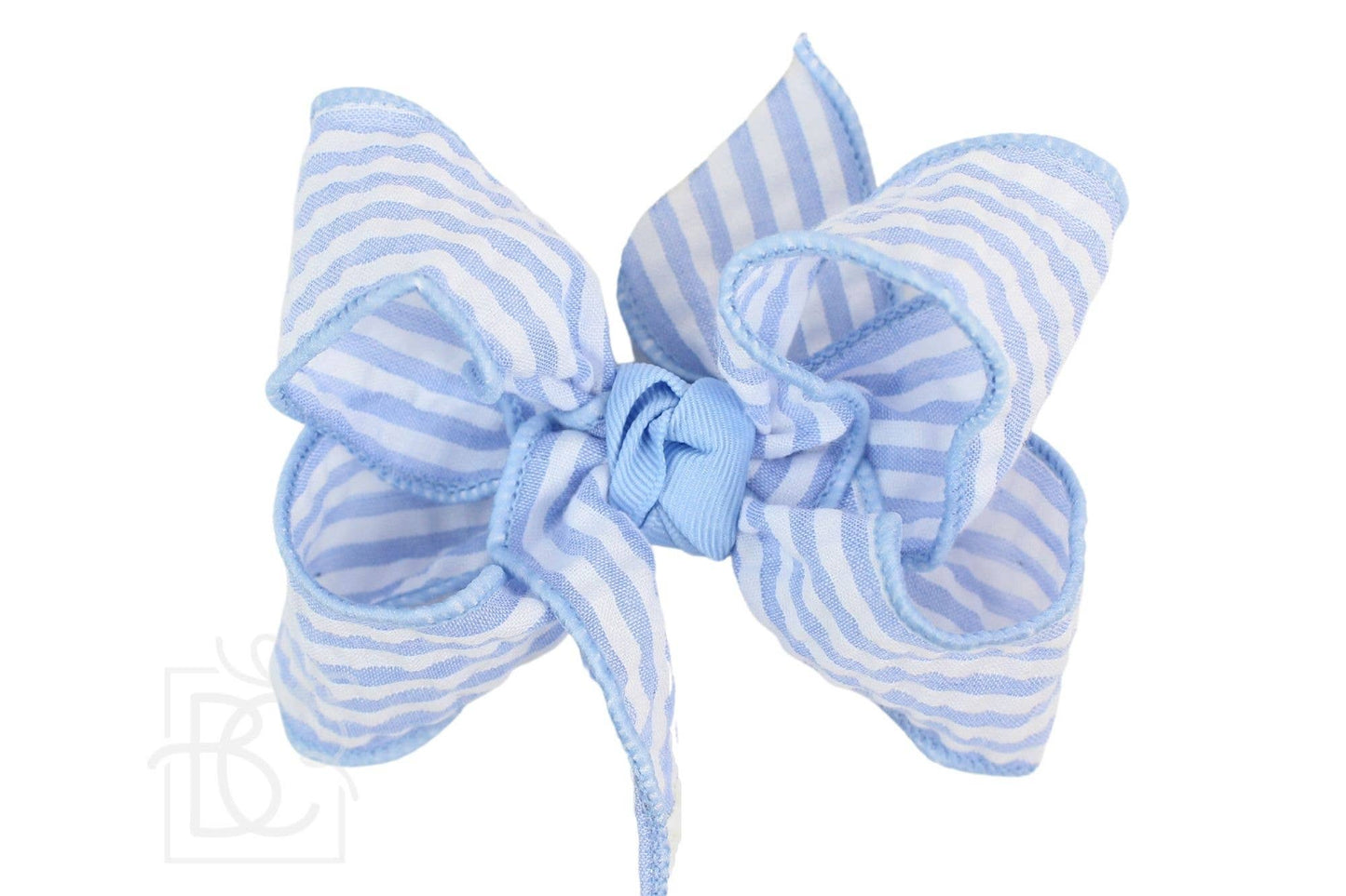SEERSUCKER BOW ON CLIP