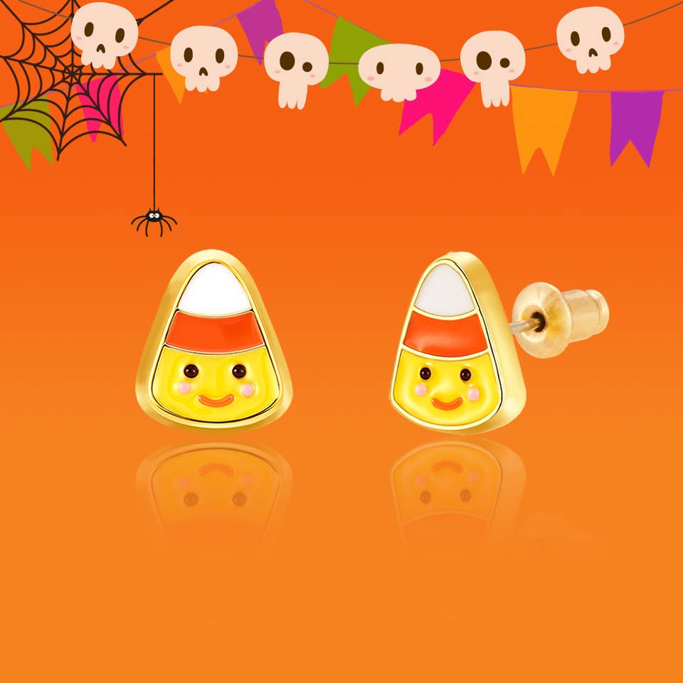 Candy Corn Stud Earrings