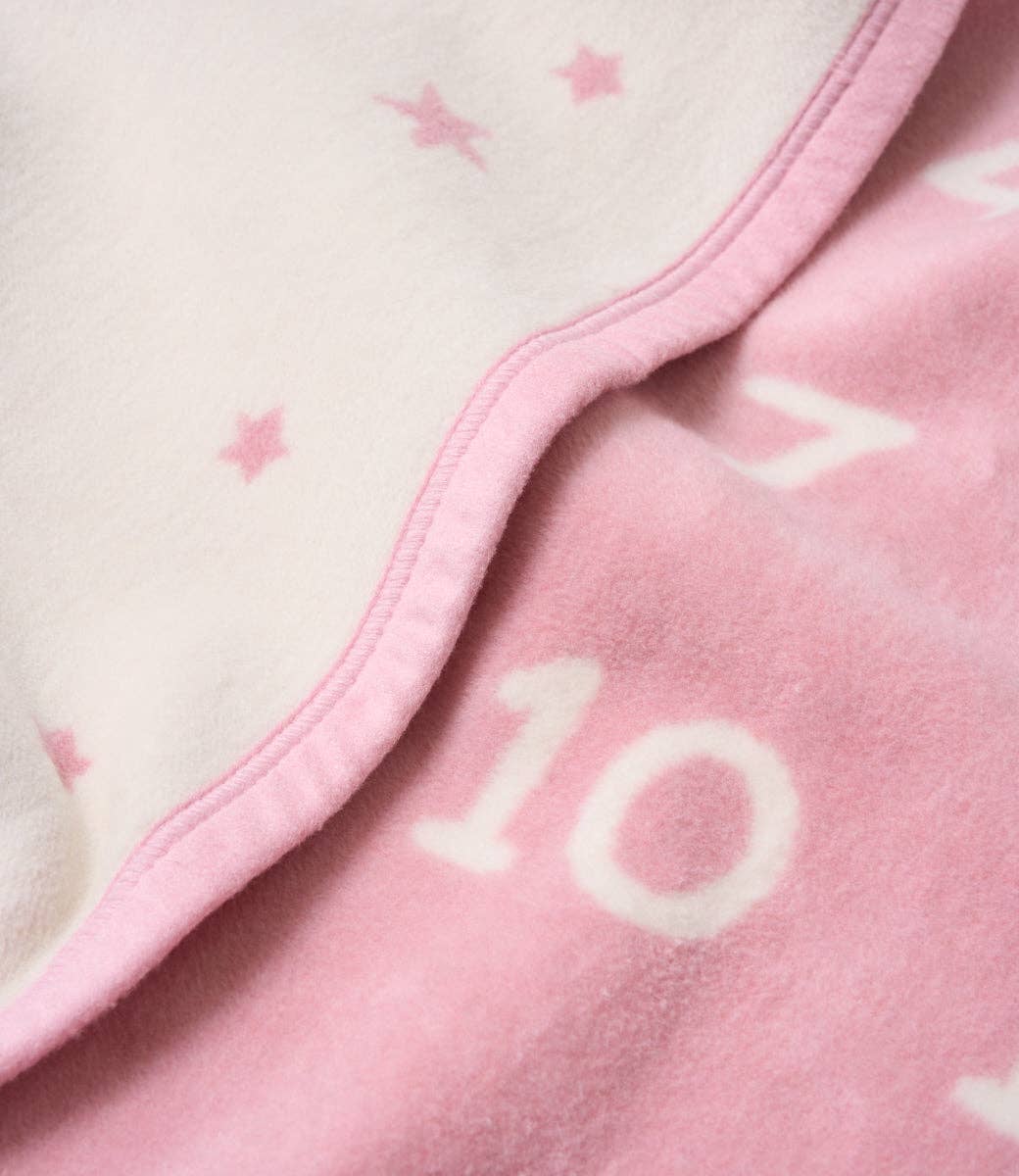 Milestone Mini Blush Blanket