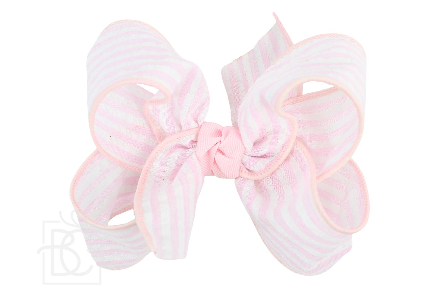 SEERSUCKER BOW ON CLIP