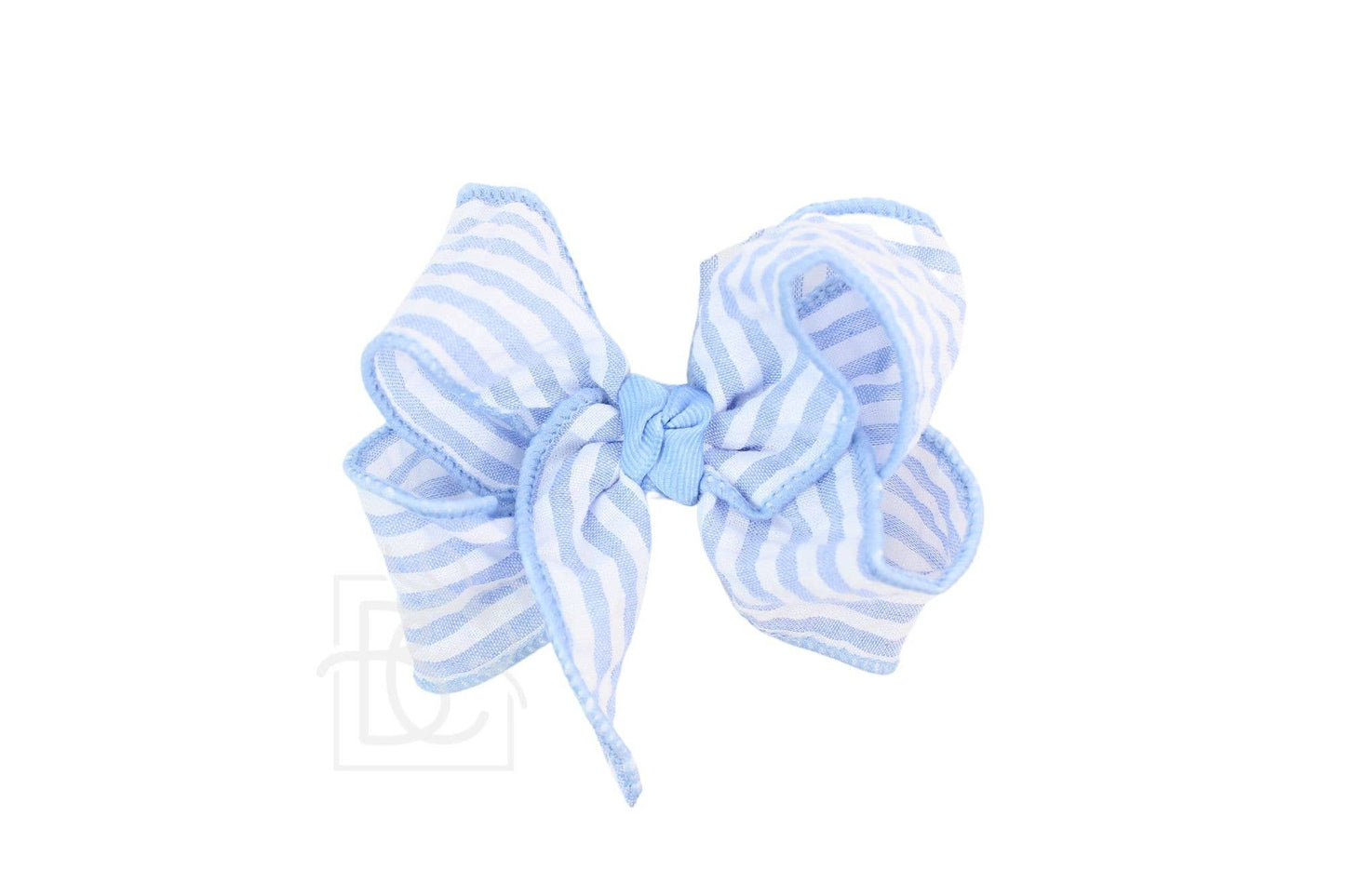 SEERSUCKER BOW ON CLIP