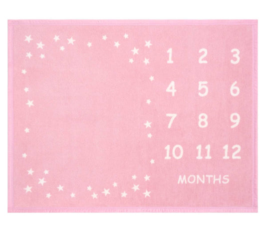 Milestone Mini Blush Blanket