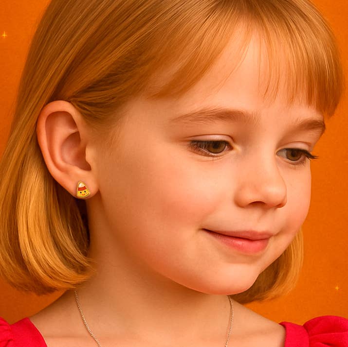 Candy Corn Stud Earrings