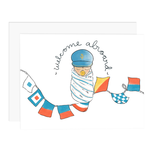 Welcome Aboard Greeting Card