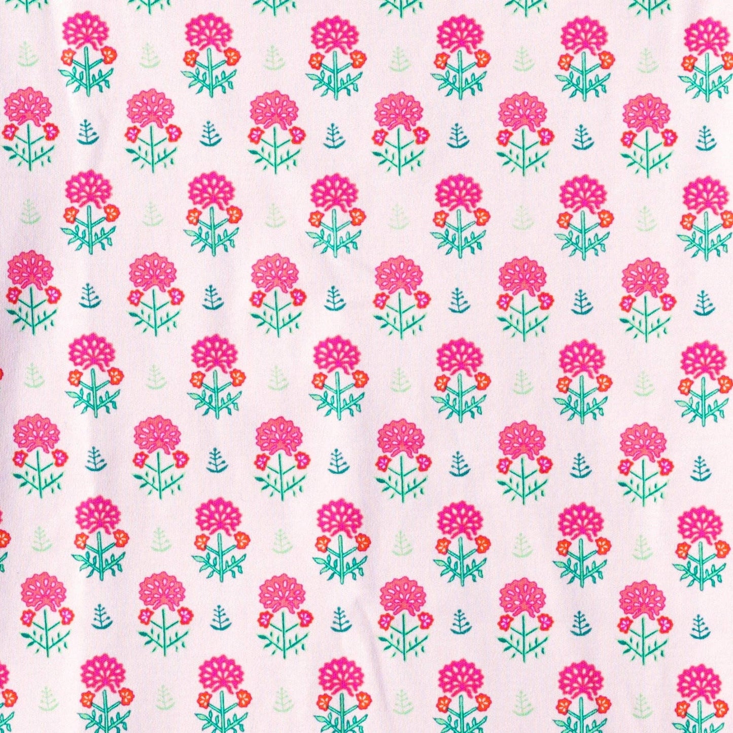 Geranium Block Print Girls Weezie Bubble