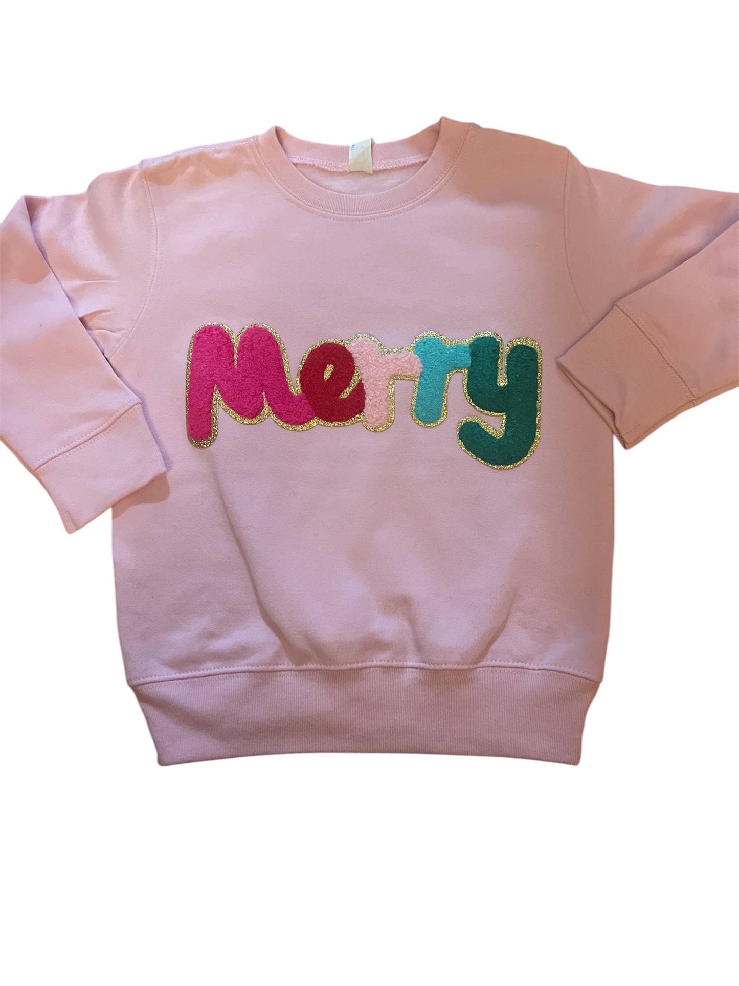 Chenille Merry Sweatshirt