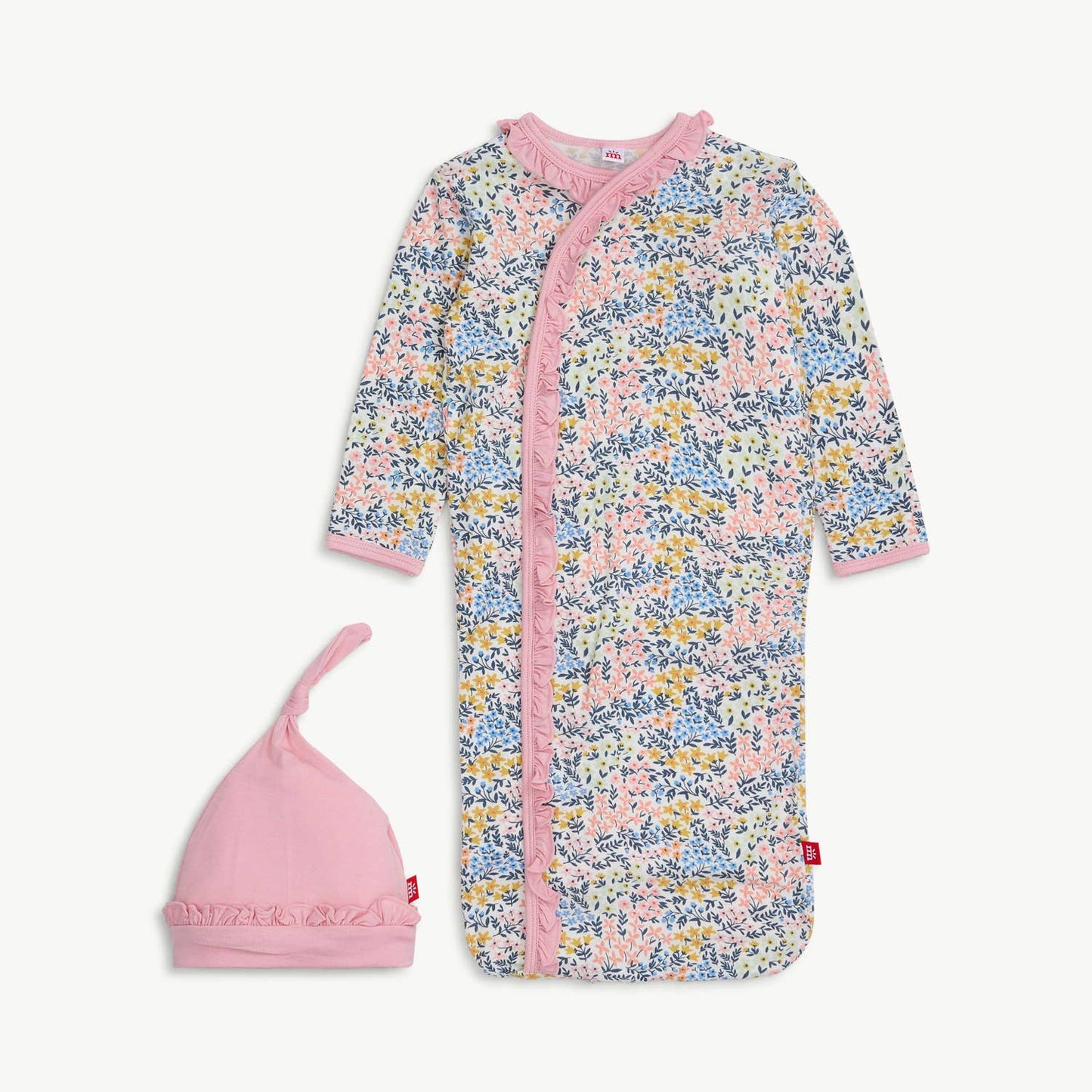 CHELSEA RUFFLE PLACKET GOWN + RUFFLE HAT SET