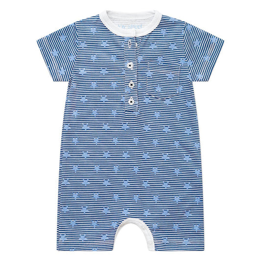 Stars & Stripes Boys Shortie Romper
