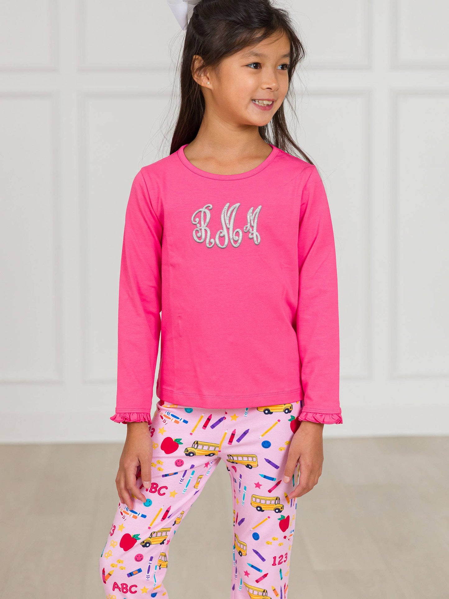 School House Ruffle Flare Pants
