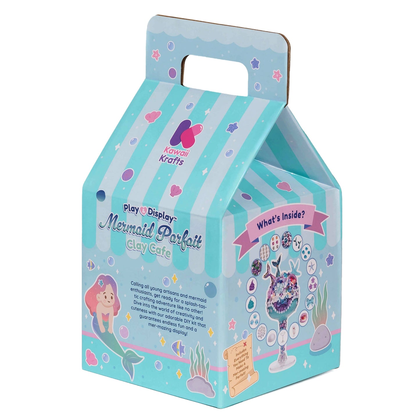 Play & Display Mermaid Parfait Clay Cafe Kit