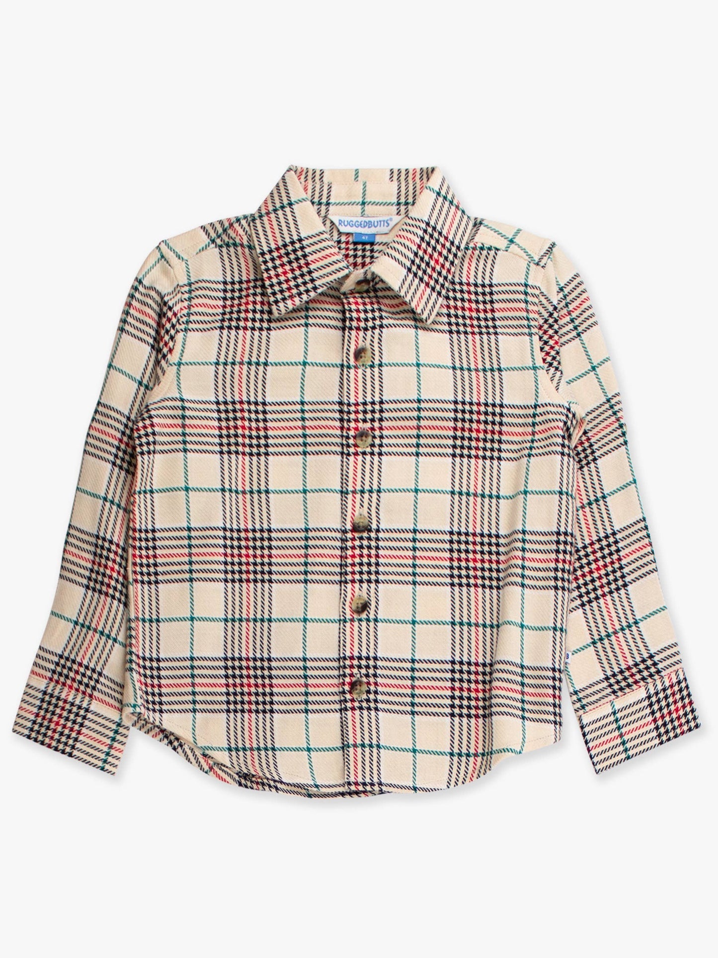 Plaid Long Sleeve Button Down Shirt