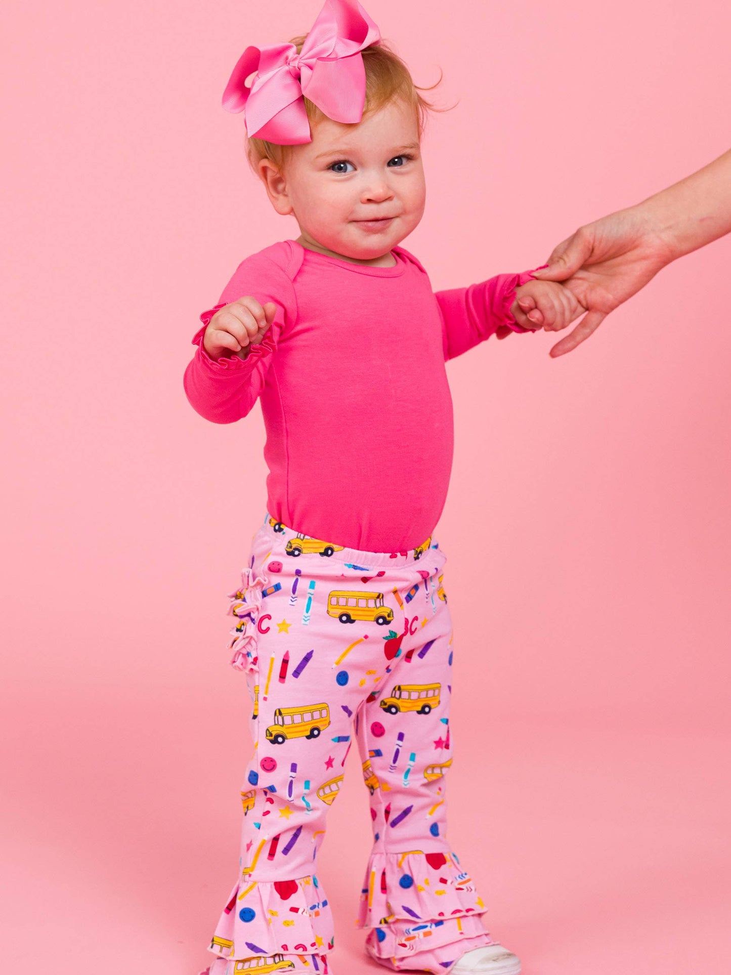 School House Ruffle Flare Pants