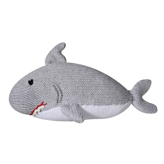 Sebastian The Shark Knit Rattle