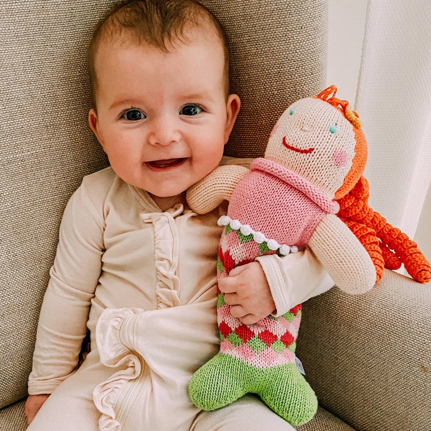Penny the Mermaid Knit Doll