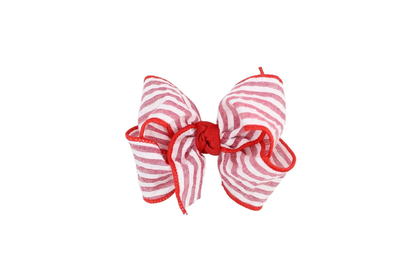 SEERSUCKER BOW ON CLIP