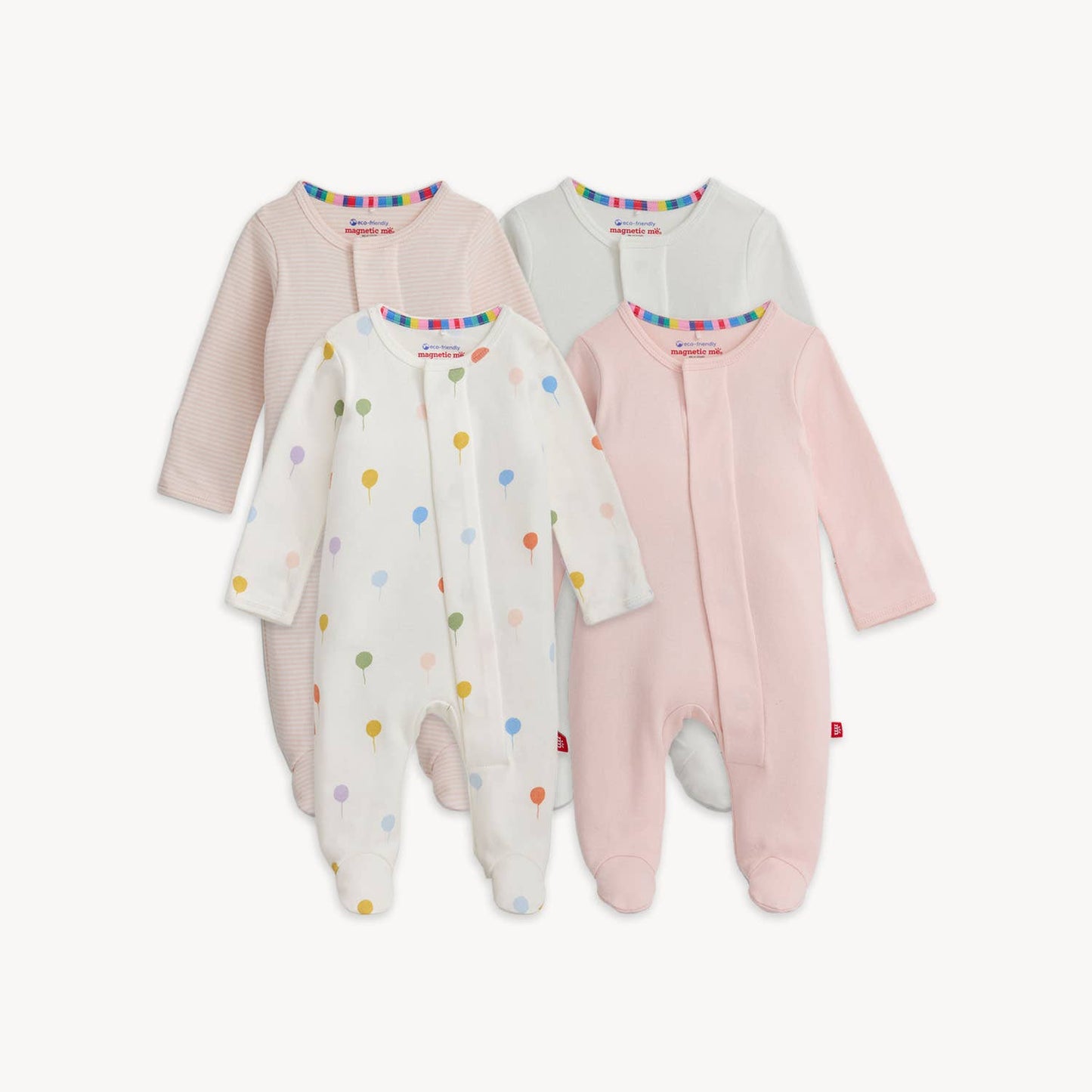ORGANIC COTTON FOOTIE 4 PACK BUNDLE