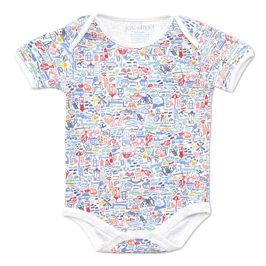Cape Cod Short Sleeve Baby Body Suit