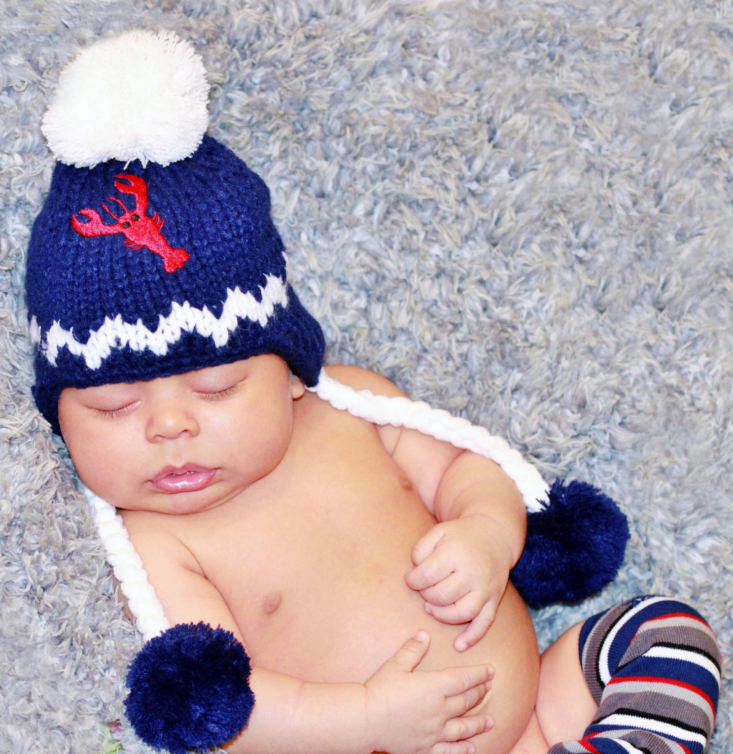 Red Lobster Beanie Hat Baby & Kids