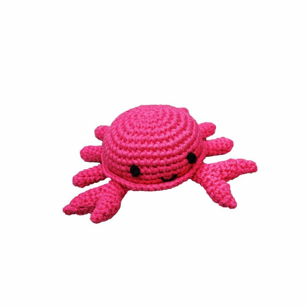 Crab Hand Crochet Rattles - 2 Colors