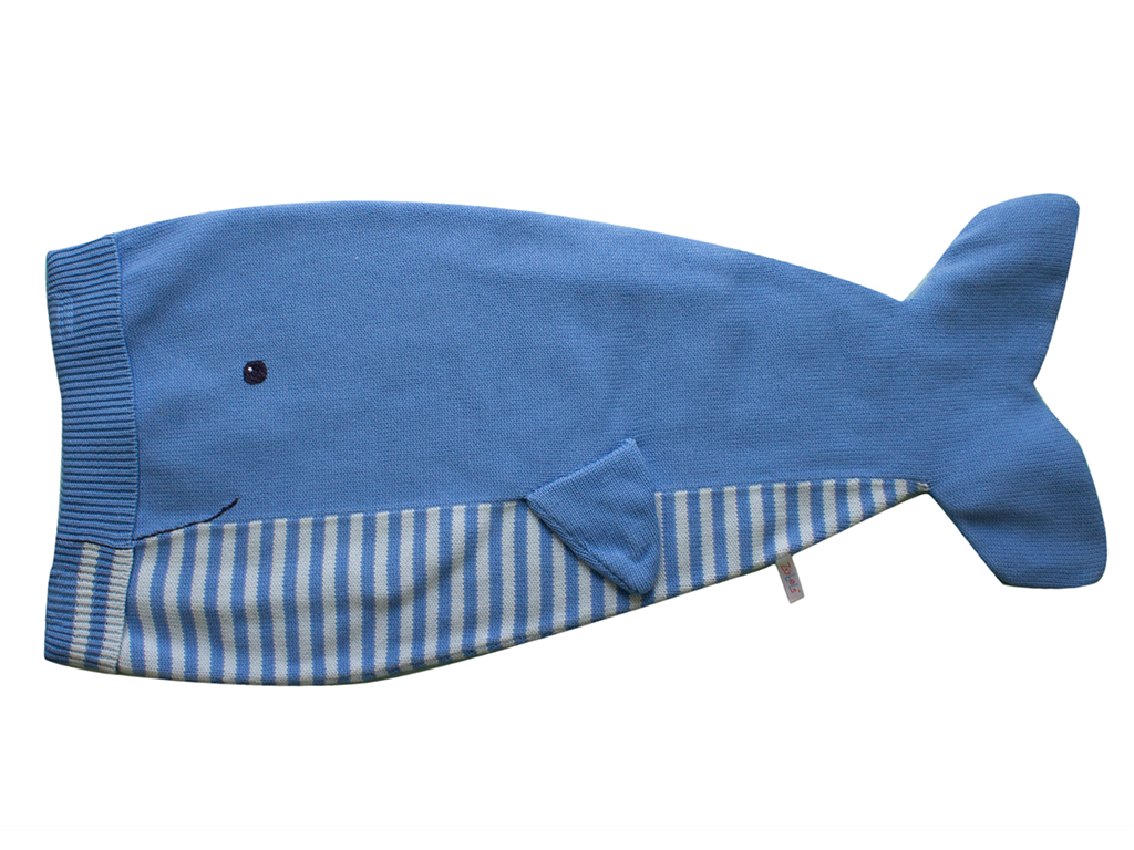 Whale Knit Blanket