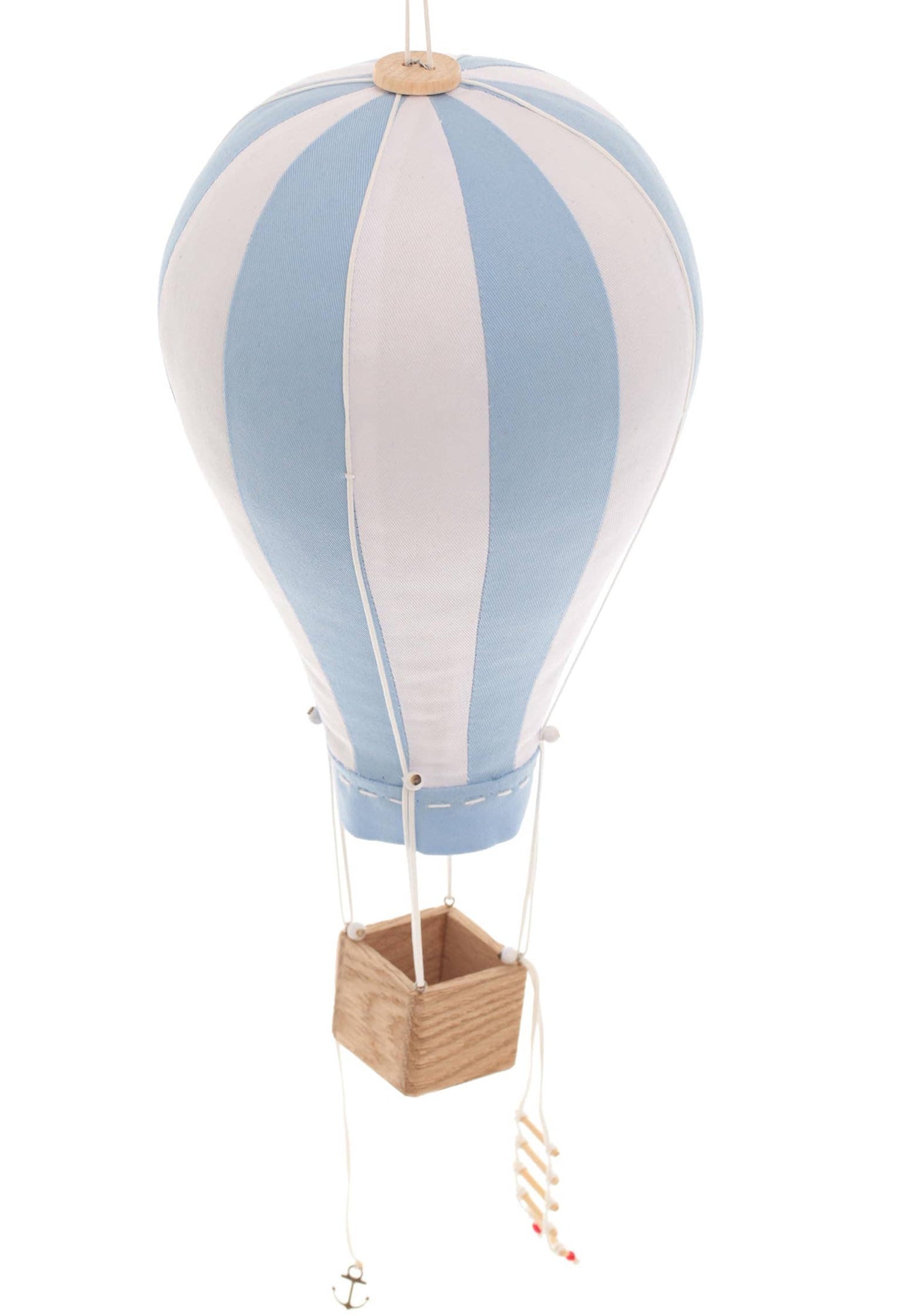 Baby blue hot air balloon