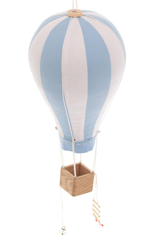 Baby blue hot air balloon