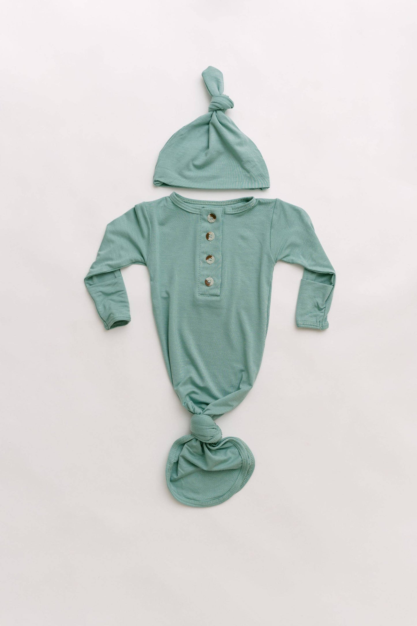 Newborn Gown and Hat Set