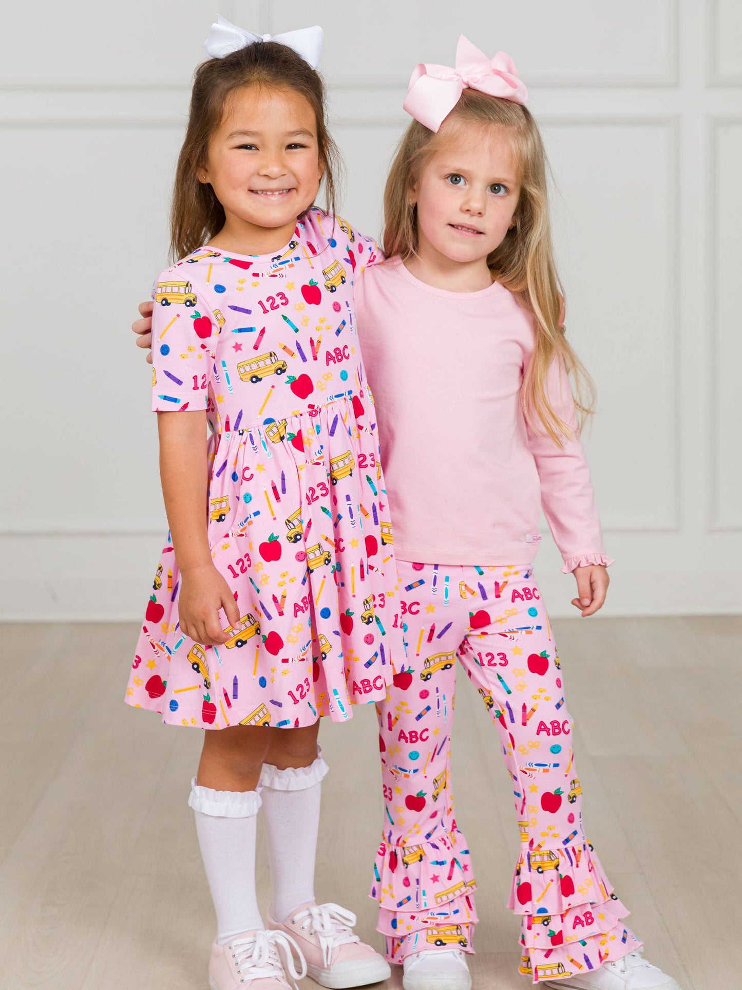 School House Ruffle Flare Pants