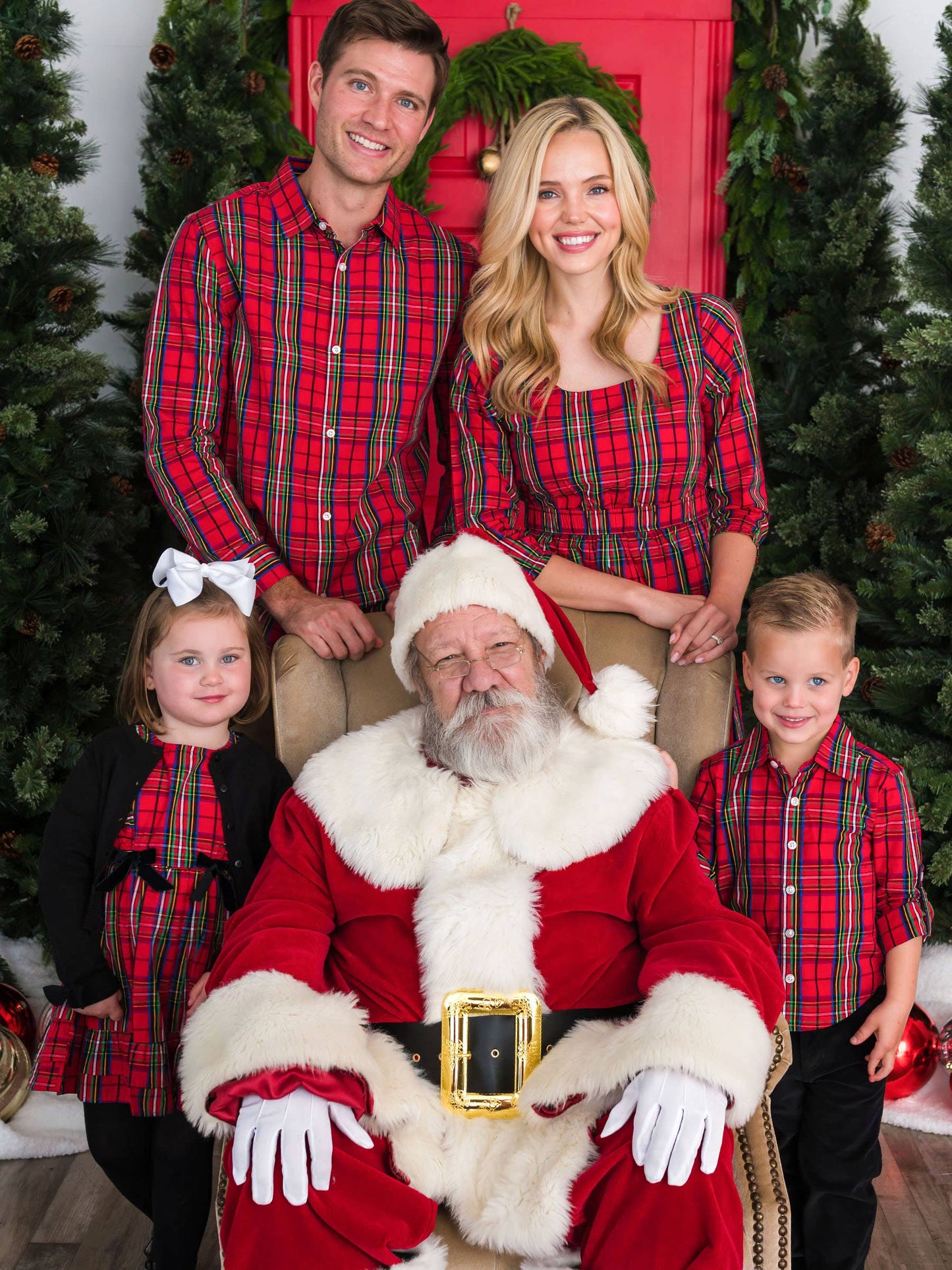 Plaid Long Sleeve Button Down Shirt