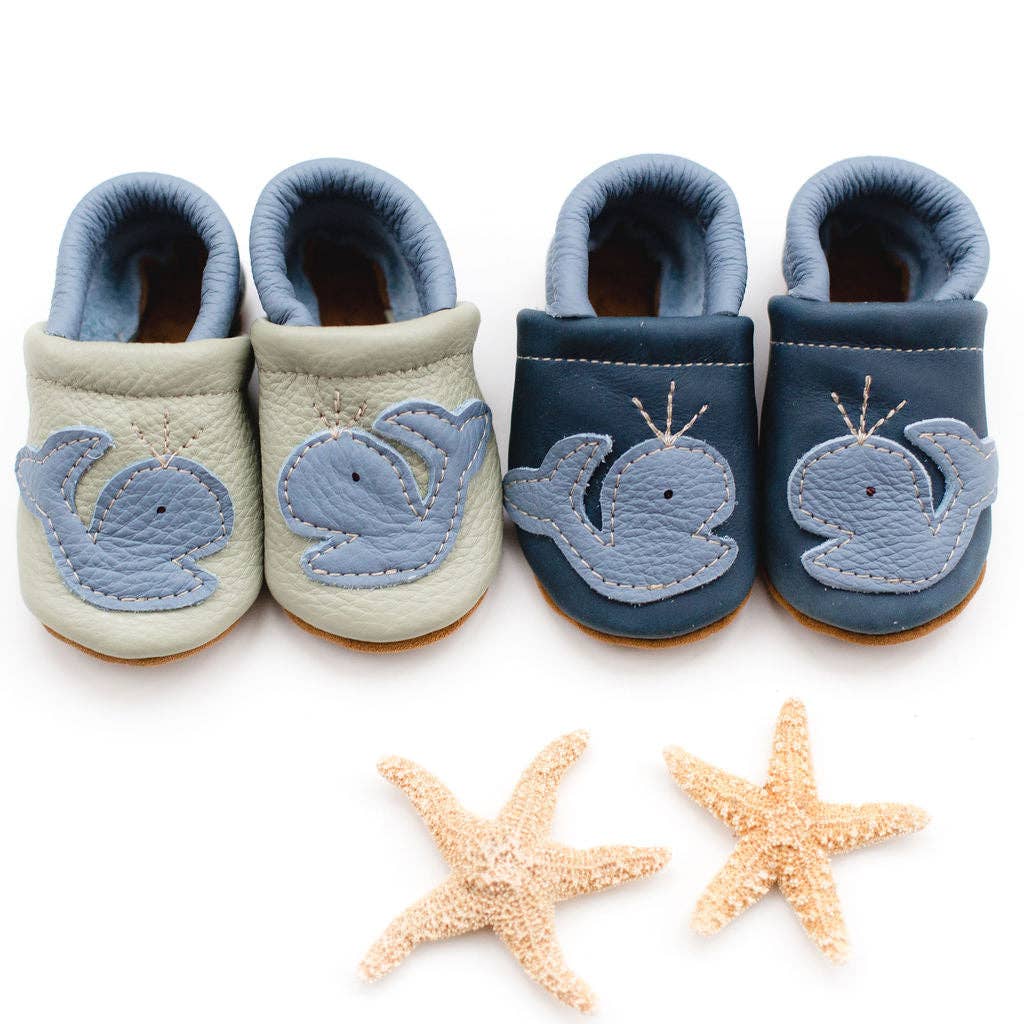 Whale Leather  Moccs