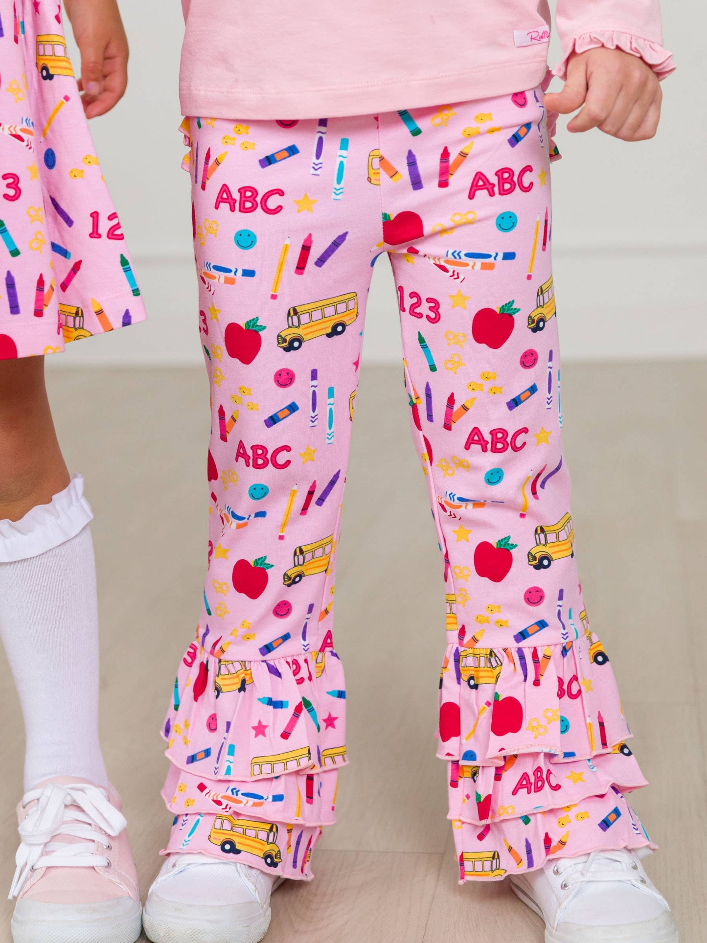 School House Ruffle Flare Pants