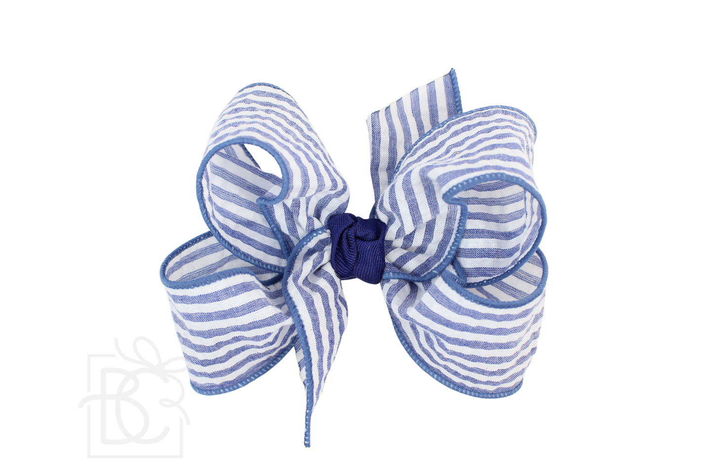 SEERSUCKER BOW ON CLIP
