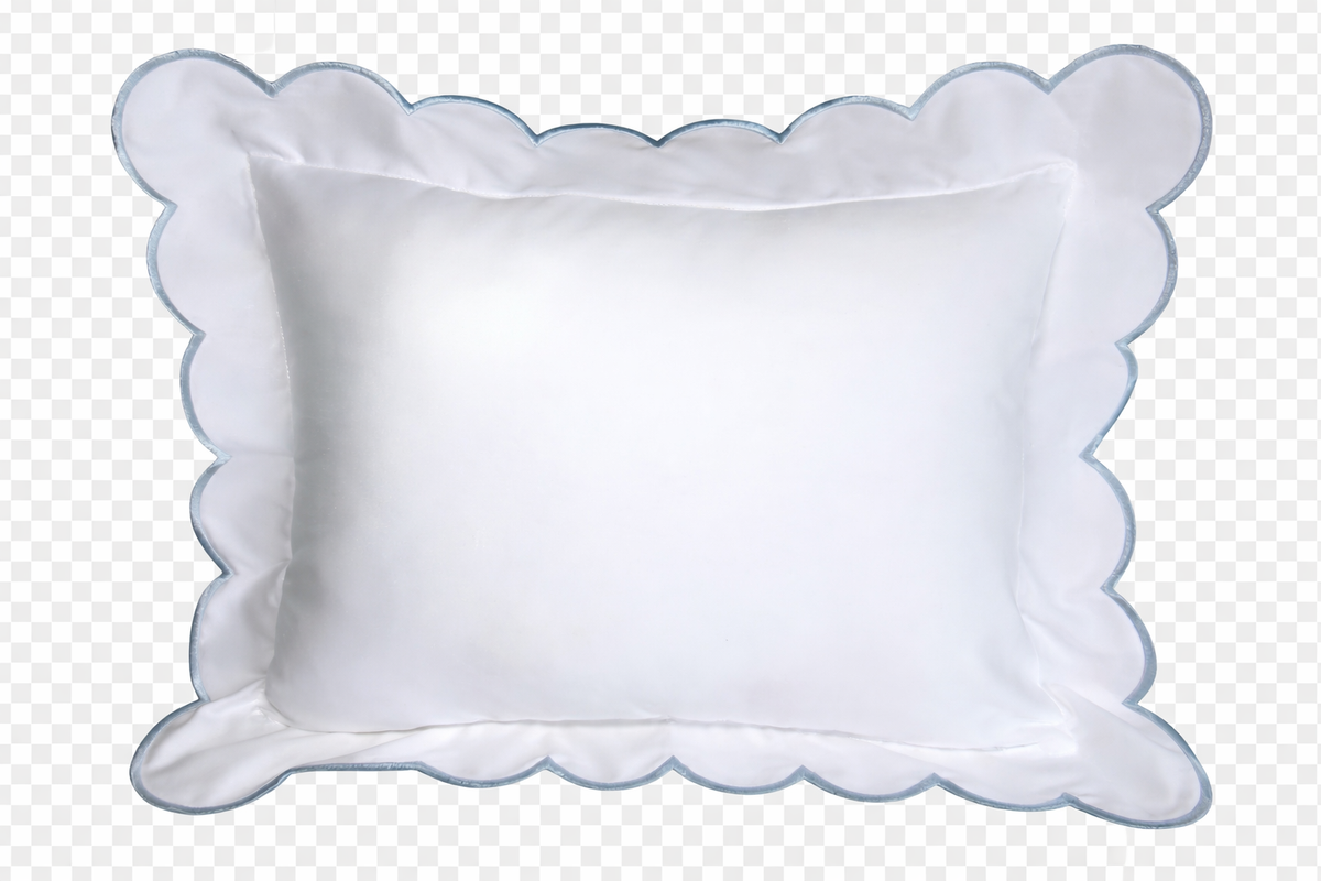 Baby Pillow Sham - Scalloped Edge