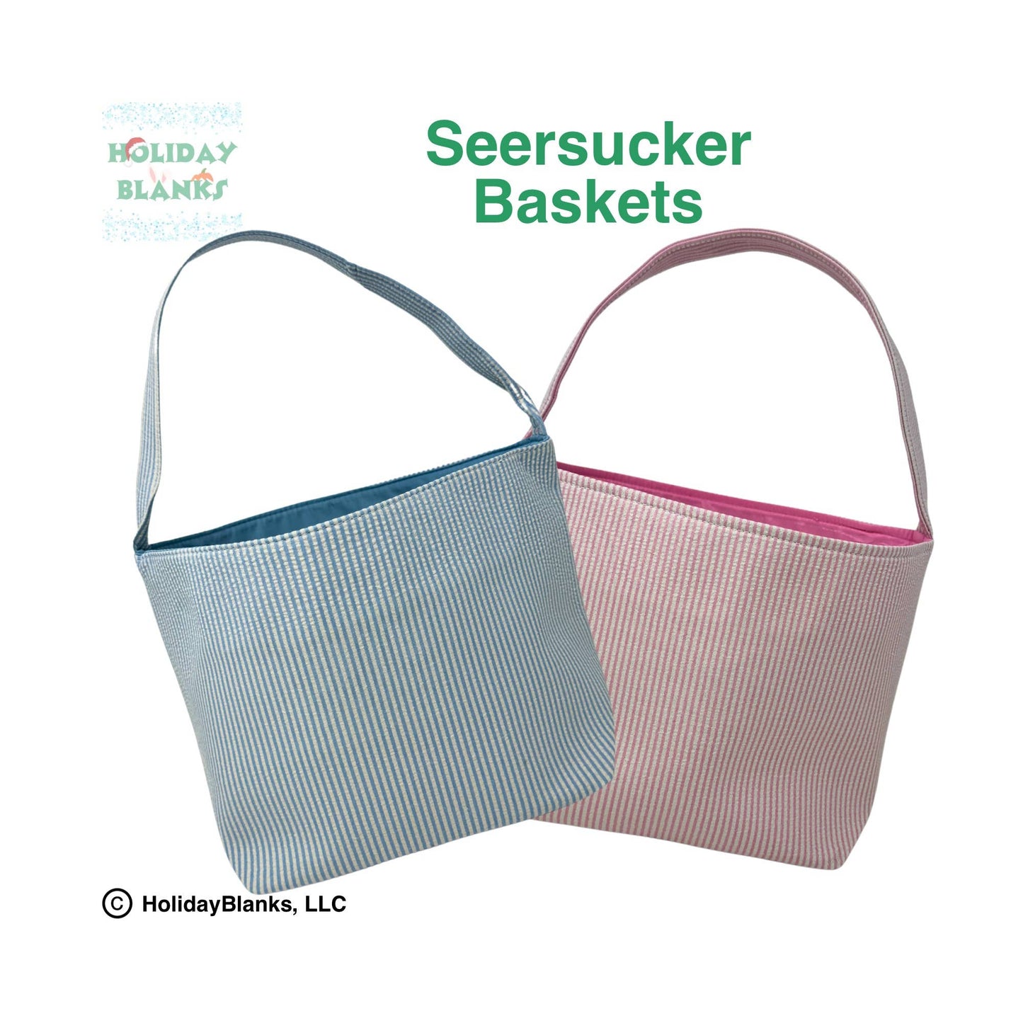Seersucker Basket