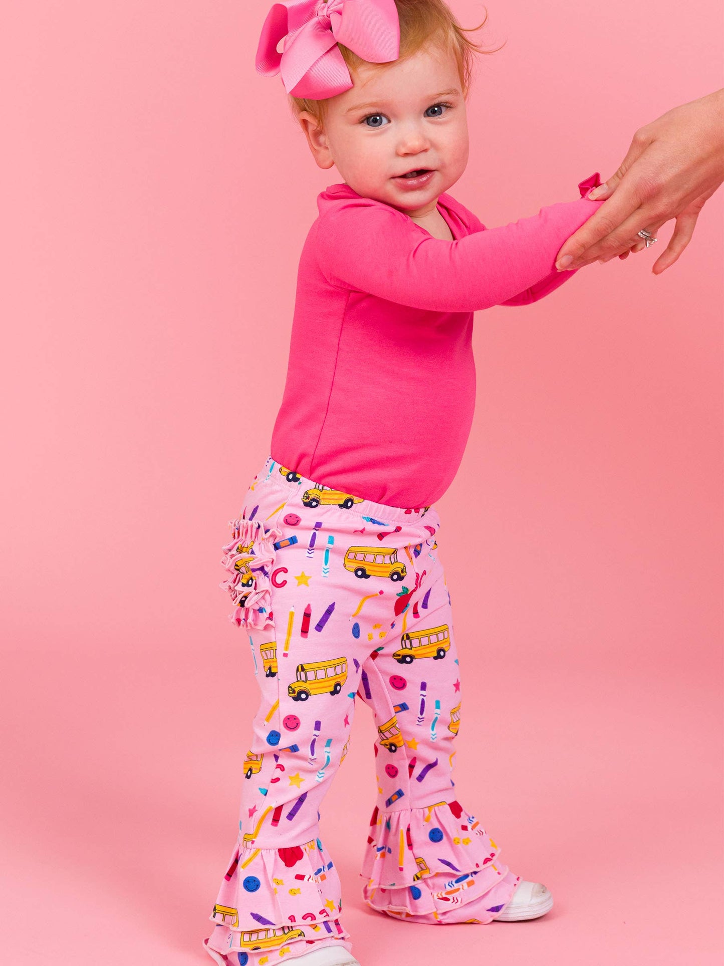 School House Ruffle Flare Pants
