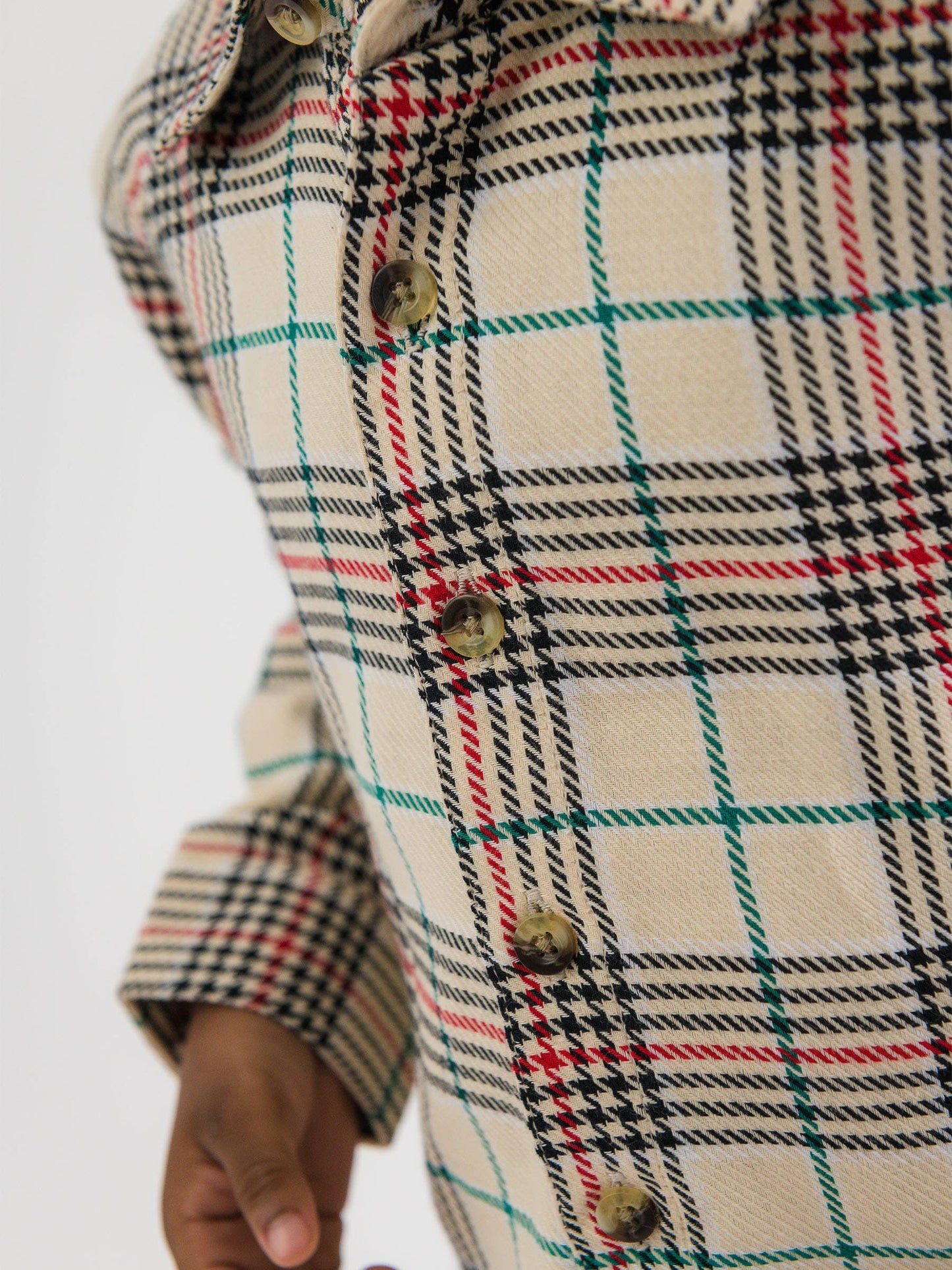 Plaid Long Sleeve Button Down Shirt