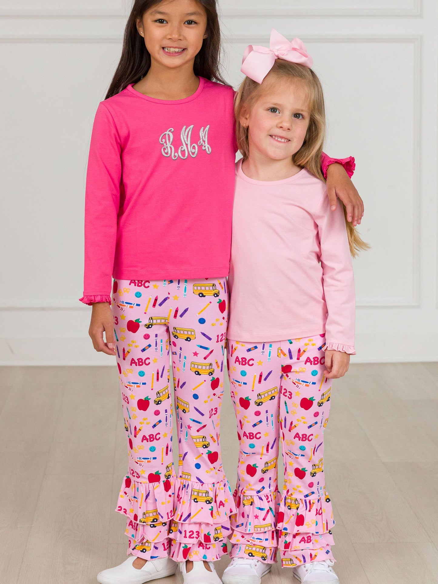 School House Ruffle Flare Pants