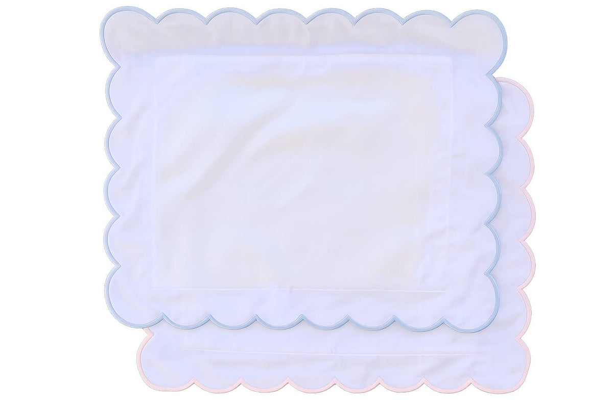 Baby Pillow Sham - Scalloped Edge