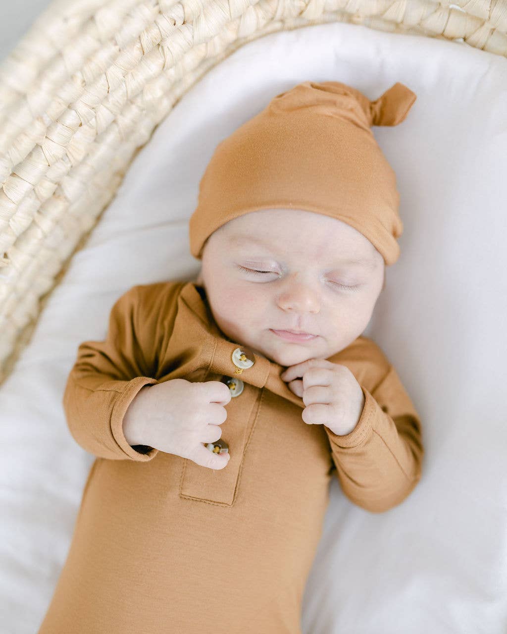 Newborn Gown and Hat Set