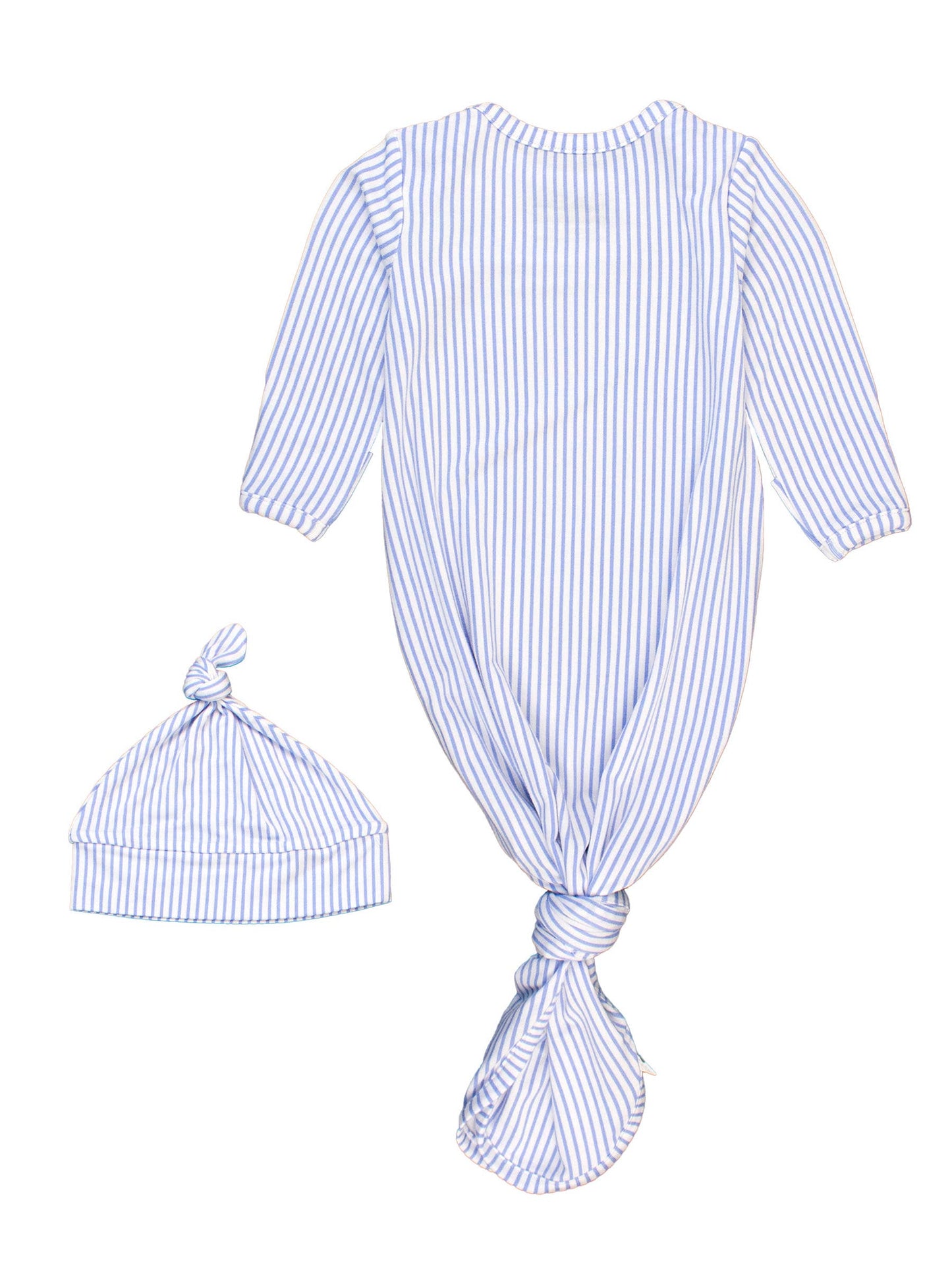 Baby Boys  Knotted Sleep Gown & Hat