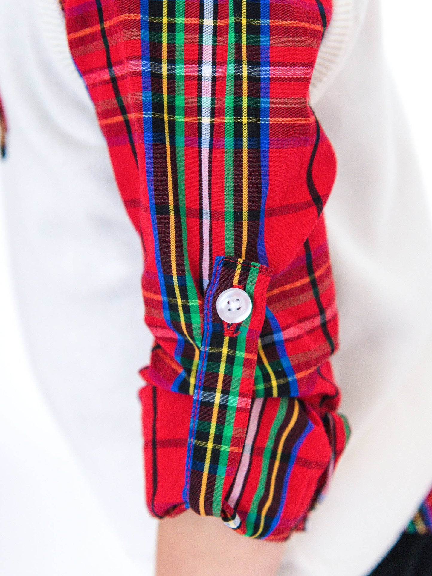 Plaid Long Sleeve Button Down Shirt