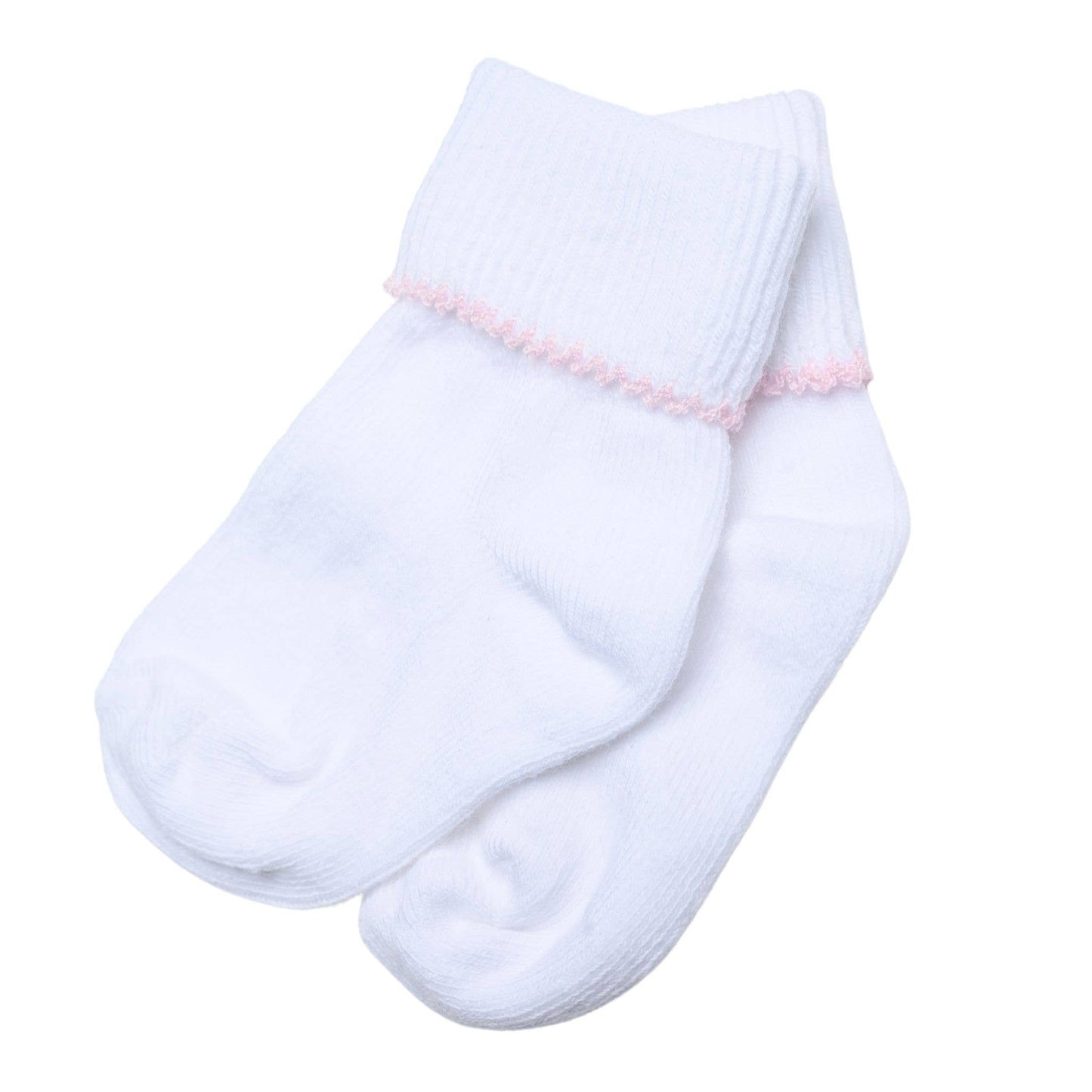 White Pink Socks