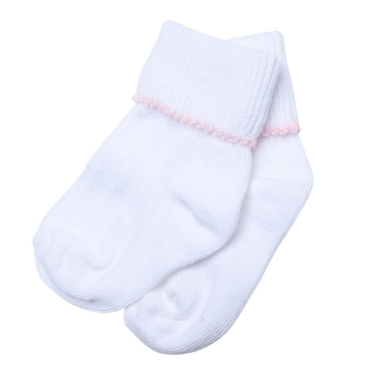 White Pink Socks