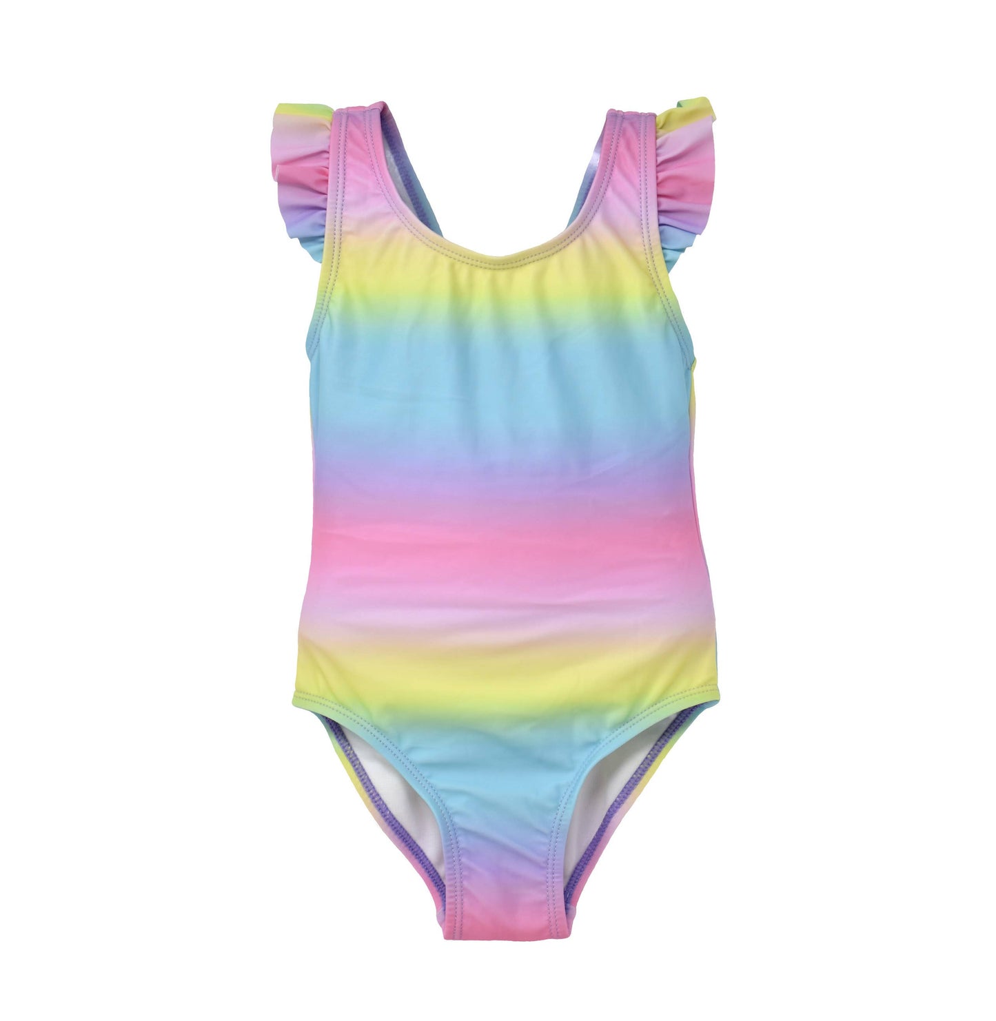 Kids UPF50+ Girls Lili Ruffles & Bow Swimsuit